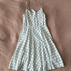 White and black sundress